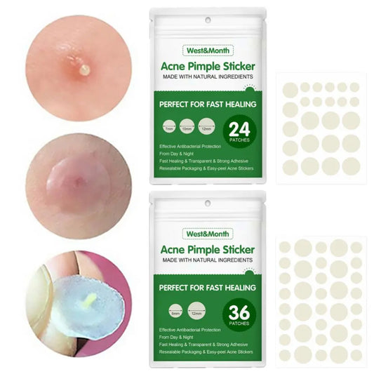 36Pcs Acne Pimple Patch Invisible Waterproof Absorb Pus Acne Treatment Pimple Remover Tool Acne Cleaner Korean Skin Care Product